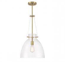  7-7006-1-322 - Foster 1-Light Pendant in Warm Brass