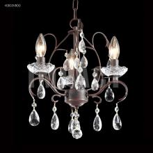  40833VB00 - Mini 3 Light Chandelier