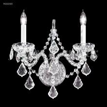  94202S00 - Vienna Glass Light 2 Light Wall Sconce