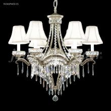  94346PW00-55 - Dynasty Cast Brass 6 Light Chandelier