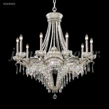  94350PW00 - Dynasty Cast Brass 12 Light Chandelier