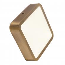  W23567BP6 - Aperture 12-Watt Bronze Finish Integrated LEd Square Wall Sconce / Ceiling Light 6 in. L x 6 in. W x