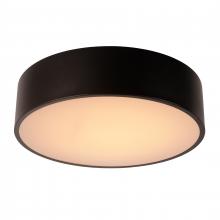  W33560MB16 - Aperture 24-Watt Matte Black Finish Integrated LEd Circle Flush Mount Ceiling Light 16 in. Dia x 4 i