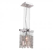  W83179C8-CL - Nadia 1-Light Chrome Finish and Clear Crystal Mini Pendant 8 in. Dia x 11 in. H Mini