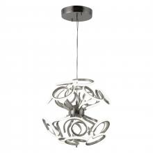  W83473MN24 - Asimov 180-Watt Matte Nickel Finish Integrated LEd Chandelier Light 6000K 24 in. Dia x 96 in. H Larg