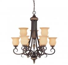  1P-50075-9-241 - Towne Lake 9 Light Chandelier