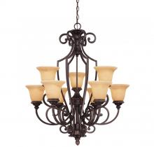  1P-50203-9-16 - Knight 9 Light Chandelier