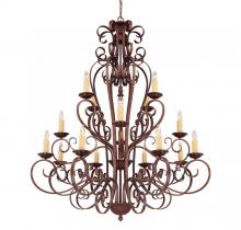  1P-873-16-56 - Rue De Ville 16 Light Chandelier