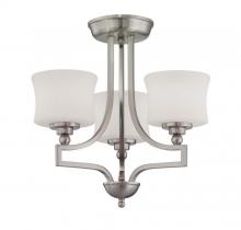  6P-7213-3-SN - Terrell 3 Light Semi Flush