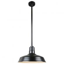  H-QSN15116-SA-91/QSN36ST3-91/QSNHDSMC-91 - 16" Ceiling Stem Light