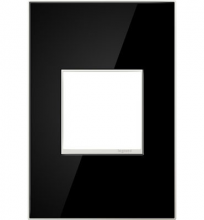  AWM1G2MB4 - Adorne® Mirror Black One-Gang Screwless Wall Plate