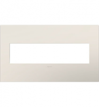  AWP4GLA4 - adorne? Satin Light Almond Four-Gang Screwless Wall Plate