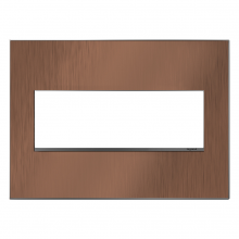  AWM3GCU4 - adorne® Copper Three-Gang Screwless Wall Plate