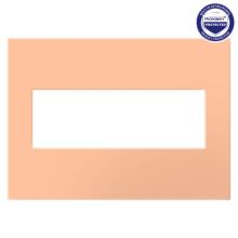  AWP3GPY - Adorne® Peachy Three-Gang Screwless Wall Plate with Microban®