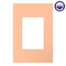  AWP1G3PY - Adorne® Peachy One-Gang Screwless Wall Plate with Microban®