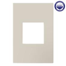  AWP1G2OM - Adorne® Oatmeal One-Gang-Plus Screwless Wall Plate with Microban®