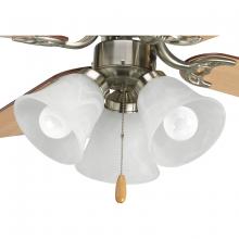  P2600-09WB - AirPro Collection Three-Light Ceiling Fan Light