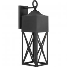  P560317-031 - Birkdale Collection One-Light Modern Farmhouse Textured Black Outdoor Wall Lantern