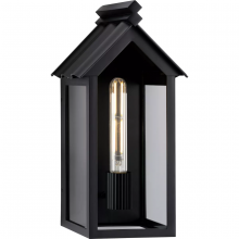  P560304-31M - POINT DUMEÂ® by Jeffrey Alan Marks for Progress Lighting Dunemere Matte Black Outdoor Wall Lantern w