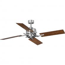  P250024-081 - Bedwin Collection 56" Four-Blade Antique Nickel Ceiling Fan