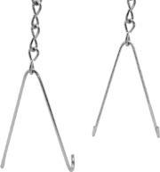  HC202 - Tong hangers only, End mount (Tong Hooks Pointed Forward), Set of 2