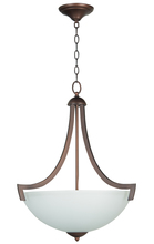  37743-OLB-WF - 3 Light Inverted Pendant