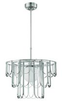  54992-BNK - Melody 1 Light Pendant in Brushed Polished Nickel