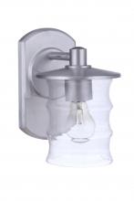  ZA3614-SA - Canon 1 Light Medium Outdoor Wall Lantern in Satin Aluminum