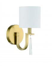  58261-SB - Fortuna 1 Light Wall Sconce in Satin Brass