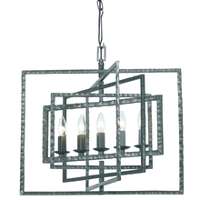  336-GY - Capri 5 Light Gray Chandelier