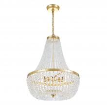  608-GA - Rylee 6 Light Antique Gold Chandelier