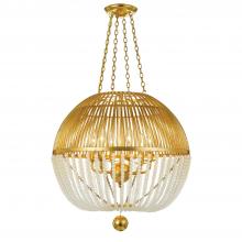  DUV-626-GA - Duval 6 Light Antique Gold Chandelier