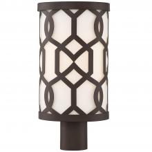  JEN-2207-DB - Libby Langdon Jennings 1 Light Dark Bronze Outdoor Post