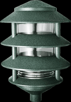  LL22VG - LANDSCAPE 1650 LUMENS LAWN LIGHT 4 TIER INCANDESCENT DESCENT 100W MAX VERDE GREEN