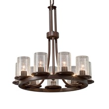  FSN-8766-10-SEED-DBRZ - Dakota 9-Light Ring Chandelier