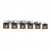  MSH-8706-30-CROM - Aero 6-Light Bath Bar