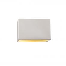  CER-5640-BIS-LED1-1000 - Small ADA Wide Rectangle LED Wall Sconce - Closed Top