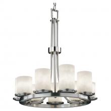  CLD-8766-10-NCKL - Dakota 9-Light Ring Chandelier