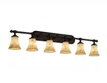  FAL-8526-20-DBRZ - Tradition 6-Light Bath Bar