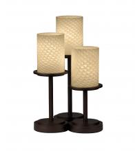  FSN-8797-10-WEVE-DBRZ - Dakota 3-Light Table Lamp