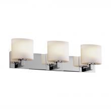  FSN-8923-30-OPAL-CROM - Modular 3-Light Bath Bar