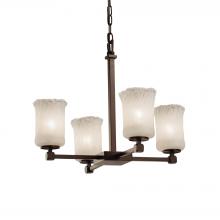  GLA-8420-16-WHTW-DBRZ - Tetra 5-Light Chandelier