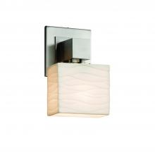  PNA-8707-55-WAVE-NCKL - Aero ADA 1-Light Wall Sconce (No Arms)