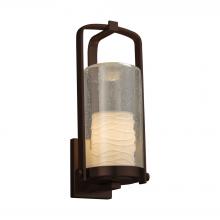  POR-7584W-10-WAVE-DBRZ-LED1-700 - Atlantic Large Outdoor LED Wall Sconce