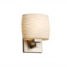  POR-8437-30-WAVE-NCKL - Regency ADA 1-Light Wall Sconce