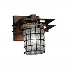  WGL-8171-10-GRCB-DBRZ - Metropolis 1-Light Wall Sconce (2 Flat Bars)