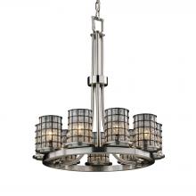  WGL-8766-10-GRCB-NCKL - Dakota 9-Light Ring Chandelier