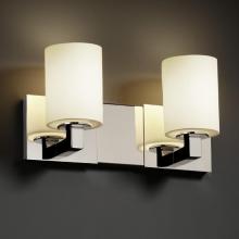  FSN-8922-10-OPAL-ABRS - Modular 2-Light Bath Bar