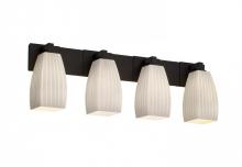  FSN-8924-15-OPAL-DBRZ - Modular 4-Light Bath Bar