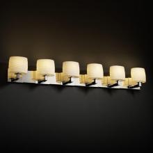  POR-8926-30-PLET-CROM - Modular 6-Light Bath Bar